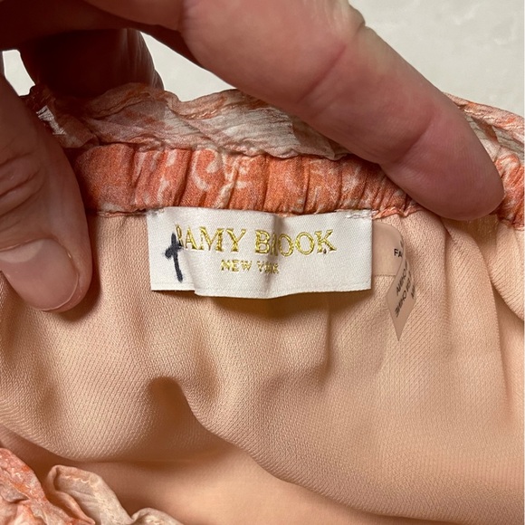 EUC Ramy Brook Lorraine Geometric Silk Blouse - Picture 8 of 11